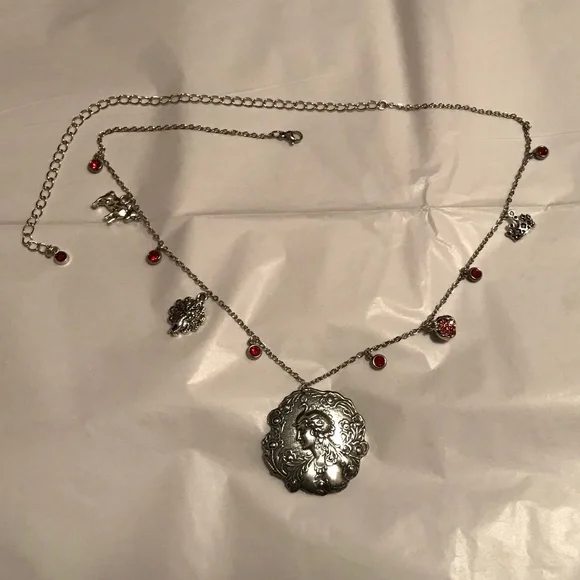 “Queen Hera" Juno Art Nouveau Goddess Greek Roman Mythology Handmade Necklace - Picture 12 of 16